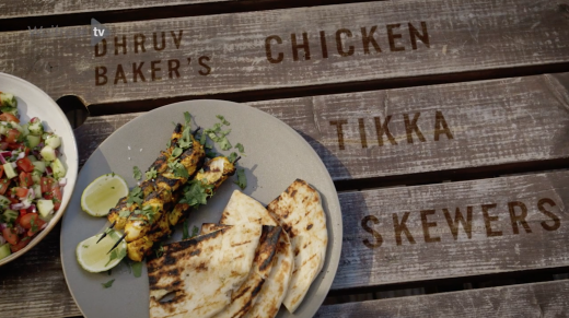 Indian inspired BBQ feast