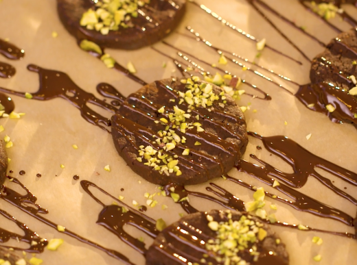 Izy Hossack’s Double Choc Cookies