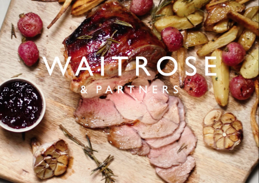 Roast leg of lamb with redcurrant glaze