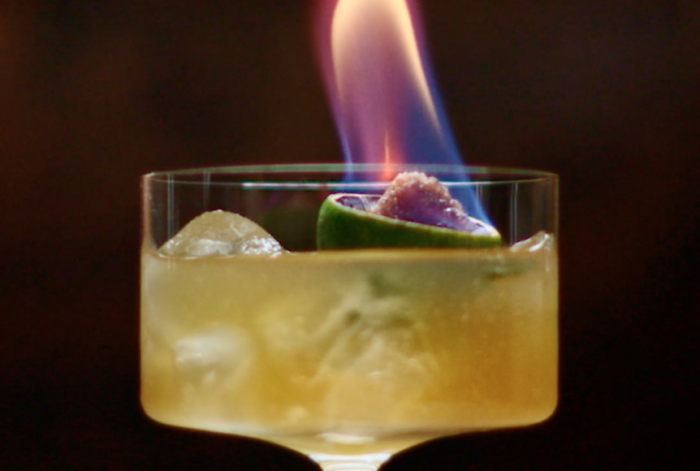 Festive Flaming Sidecar