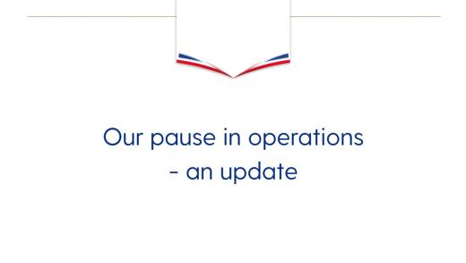 P&O Cruises | Pause in operations extended