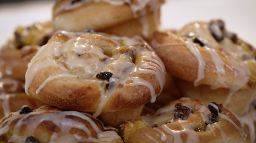 At Home | John Whaite’s Mincemeat & Marzipan Buns