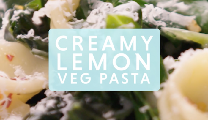 BBC Food Healthy Eating | Tally Rye’s Creamy Lemon Veg Pasta