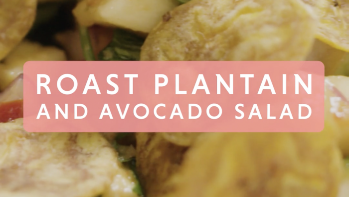 BBC Food Healthy Eating | Tai Ibitoye’s Roast Plantain and Avocado Salad