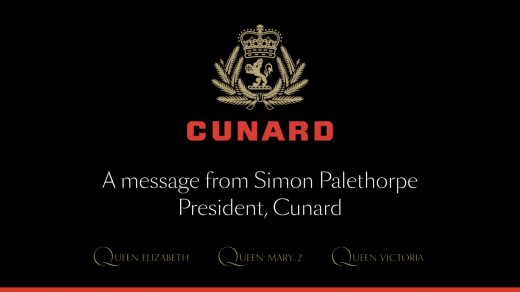 Cunard | Latest update from President Simon Palethorpe