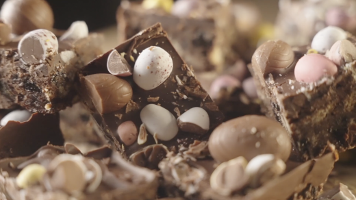 At Home | Martha Collison’s Mini Egg Tiffin