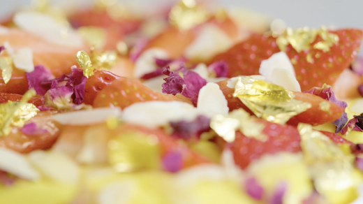 At Home | Shelina Permalloo’s Saffron & Cardamom Pavlova