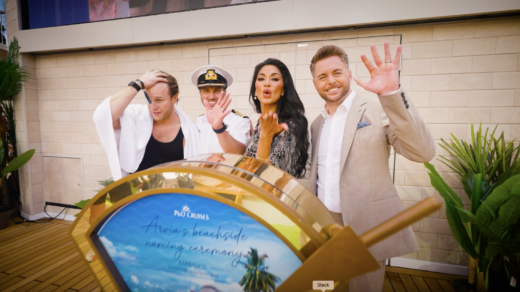 P&O Cruises | Arvia’s Beachside Naming Ceremony YouTube content