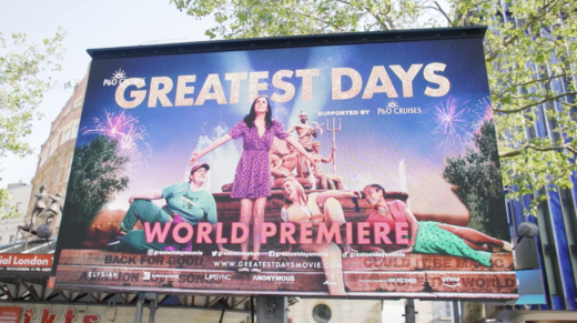 Greatest Days Movie world premiere supported by P&O Cruises